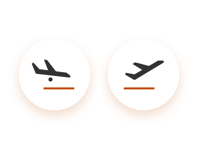Arrivals vs Departures airport arrivals aviation flight icon icons pictogram