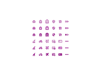 Airline UI icons