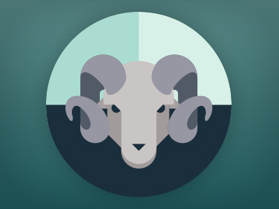 Ram animal aries faroe islands geometric icons illustration pictogram ram sheep