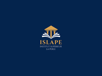ISLAPE INSTITUT SUPÉRIEUR LA PERLE branding creative design education education logo illustration inspirational institute logo landing page logo vector