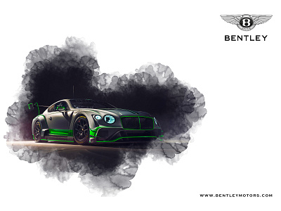 Bentley Motors landing page title design