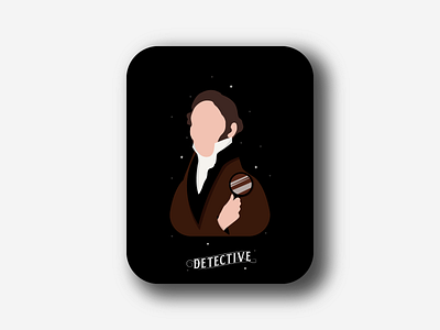 Detective - Madness Manor abstraction board game branding concept design detective illustration lettering patreon vector