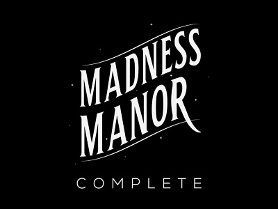 "Madness Manor" is finally completed abstraction background branding design illustration logo patreon poster vector wallpaper