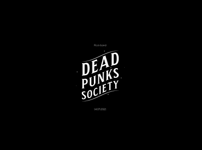 Dead Punks Society background band branding design illustration logo poster punk rock vector