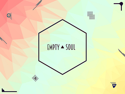 Empty Soul abstraction background branding design illustration poster typography vector wallpaper