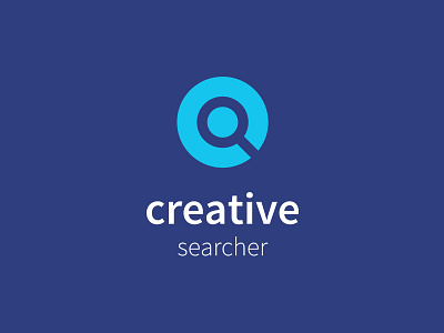 Creative Searcher creative creative logo logo logo design magnifying glass searcher
