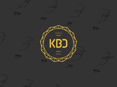 KBD badge design
