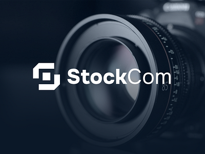 StockCom app branding design graphic design illustration logo