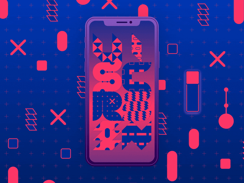 Bright 🌝 or Dark 🌚 ? animation branding flat illustration fluorescent loop mobile app pattern patterns splash splash screen typography ui ui ux ui interaction ux vector