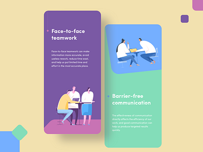 Material application - Guide pages by Muriel on Dribbble