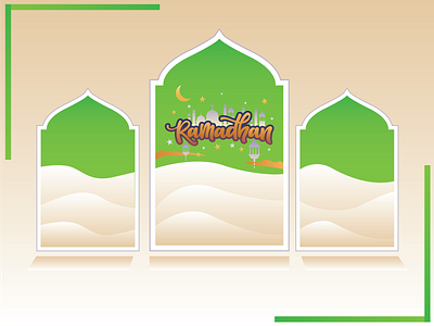Ramadhan Mubarak is coming art comic design flat graphic design illustration illustrator typography vector