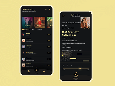 Song Karaoke App appui iosmusicapp karaoke karaoke app free karaokeapps lyricapp singing app singing app free online singing app ios singing app iphone singing app with lyrics singing machine karaoke app song song karaoke app ui uidesign uiux uiuxdesign virtual karaoke app webdesign