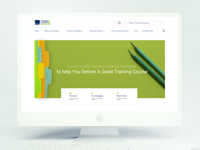 Website Redesign of trainingcoursematerial.com