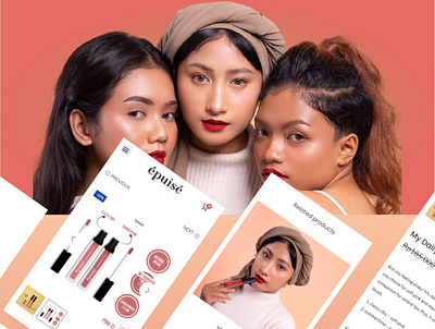 Cosmetic e-commerce UI mobile app cosmetic cosmetics design mobileapp mobileappdesign mobileappdesigns ui uiux userinterface