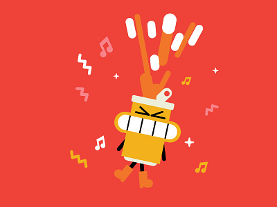 Music Festival - Beer beer can character design explode fizz illustration music music festival summer