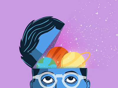 headaches pt. 2 graphic design illustration illustrator self portrait space