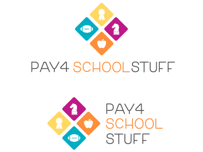 First Logo Draft education identity logo online pay school