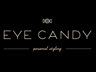 Eye Candy Logo Concept eye candy fashion icon identity lettering logo modern personal styling simple stylist