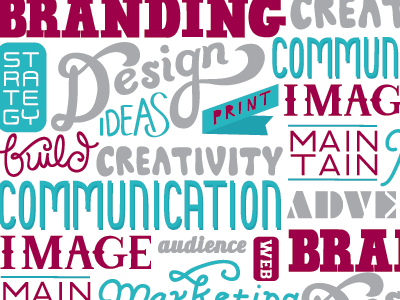 Lettering for promotional brochure brochure lettering promotional typography