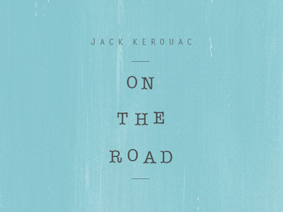 On the Road book book cover classic hudson kerouac novel redesign
