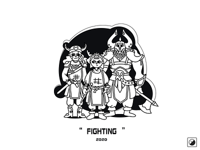 fighting2020 illustration