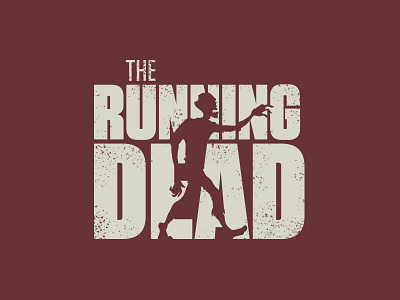 The Running Dead logo running walking dead zombies
