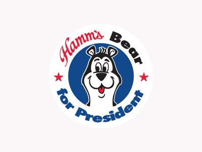 Hamm's Beer - Bear for President