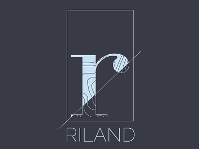 Riland Carpentry Logo branding design icon logo type vector