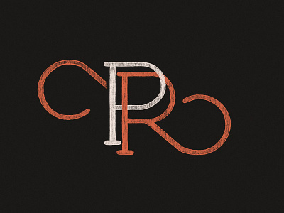 PR Monogram design digital graphic ipadpro lettering logo monogram procreate procreate app type typography