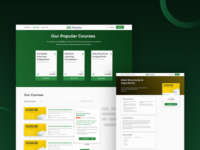Redesign - Online Courses Exploration for GeeksForGeeks