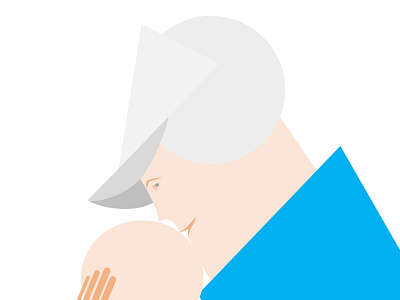 Simple Illustration - Kissing Forehead