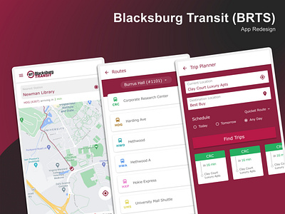 Blacksburg Transit (BRTS App)