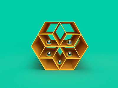 Hexa Deck (Concept) 2021 3d art branding deck design hexagon logo nft redesign ui user interface ux design