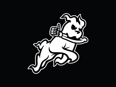 Ghost Dog branding cool dog ghost illustrator logo mascot self promo skeleton vector