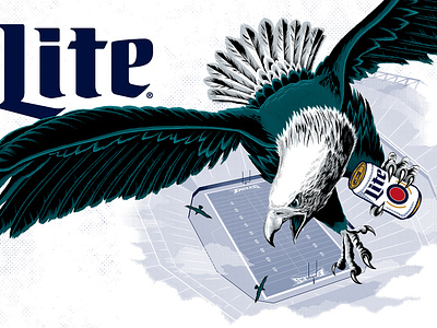 Eagles vs. Broncos by Ryan Lynn on Dribbble