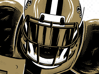 New Orleans Saints armor beer field football helmet illustration knight new orleans nfl saints shield