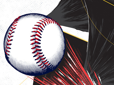 Yarrrrrrr baseball cannon halftone sails