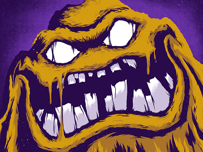 Clayface batman clayface comic book flat ink purple teeth villain