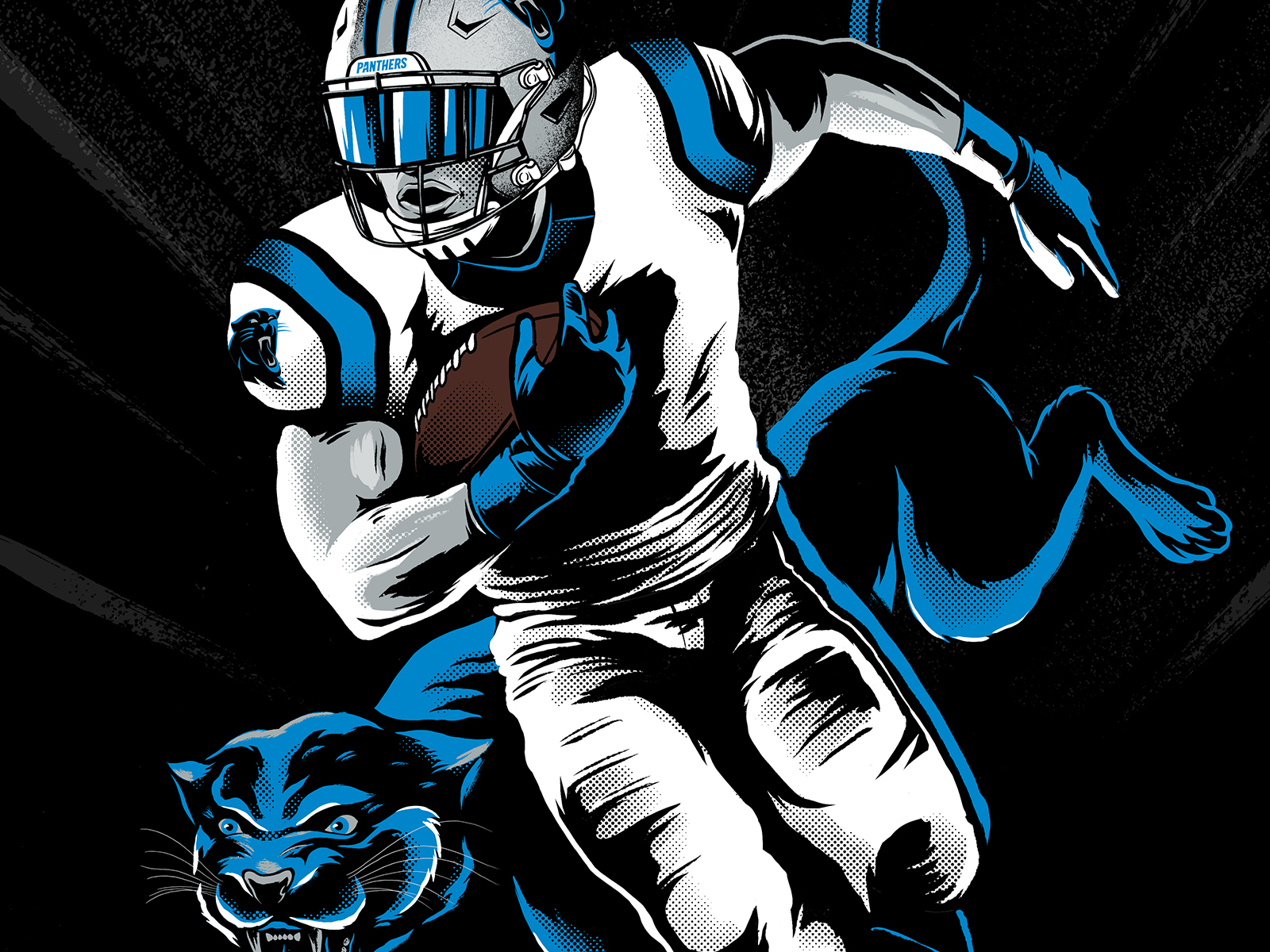 Carolina Panthers by Luke Orient on Dribbble