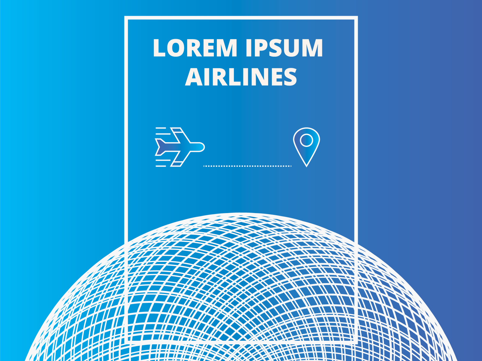 Airlines banner by D24 on Dribbble