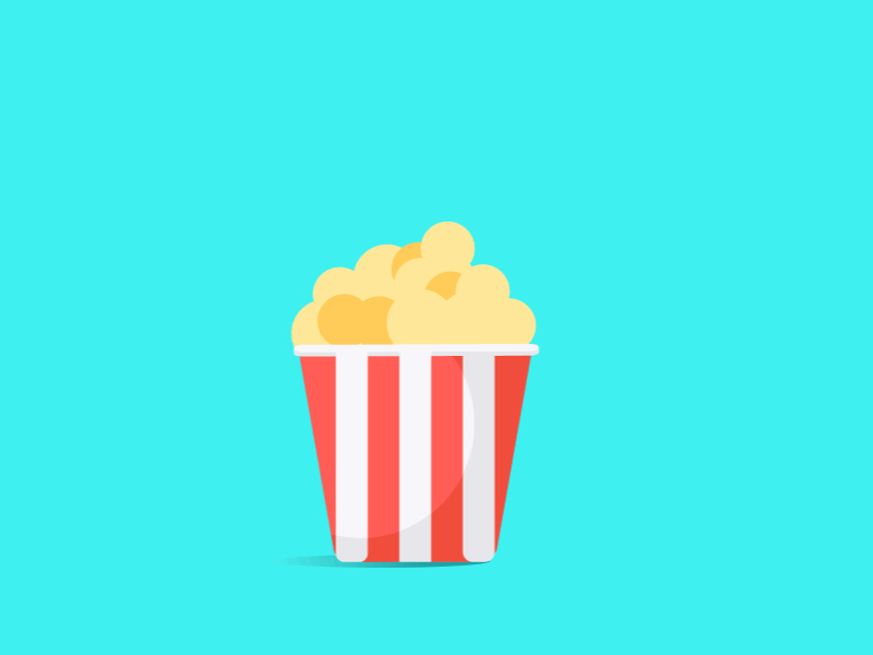 Popcorn Fallout by Brittany Houston on Dribbble
