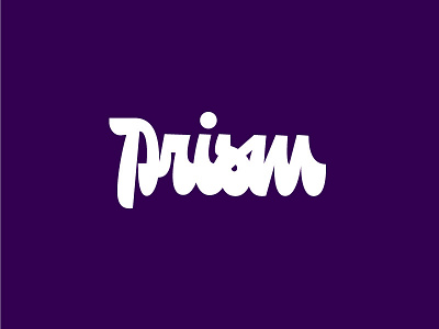 Prism handletters lettering logo prism typography