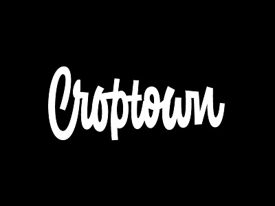 Croptown croptown handletters lettering logo typography