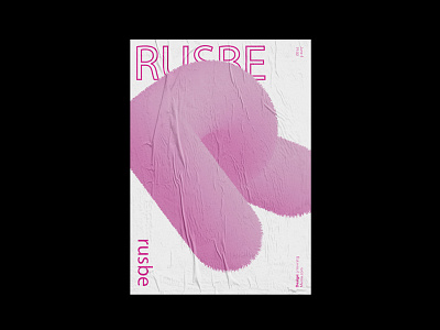 Rusbe minimal poster poster design random