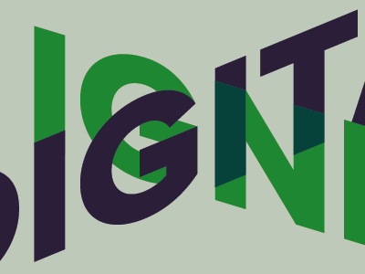 Logo concept logo overlay perspective type