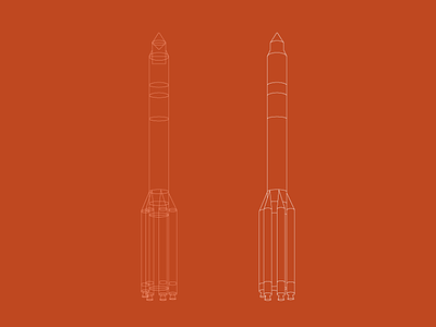 Space Rocket illustrator process space rocket