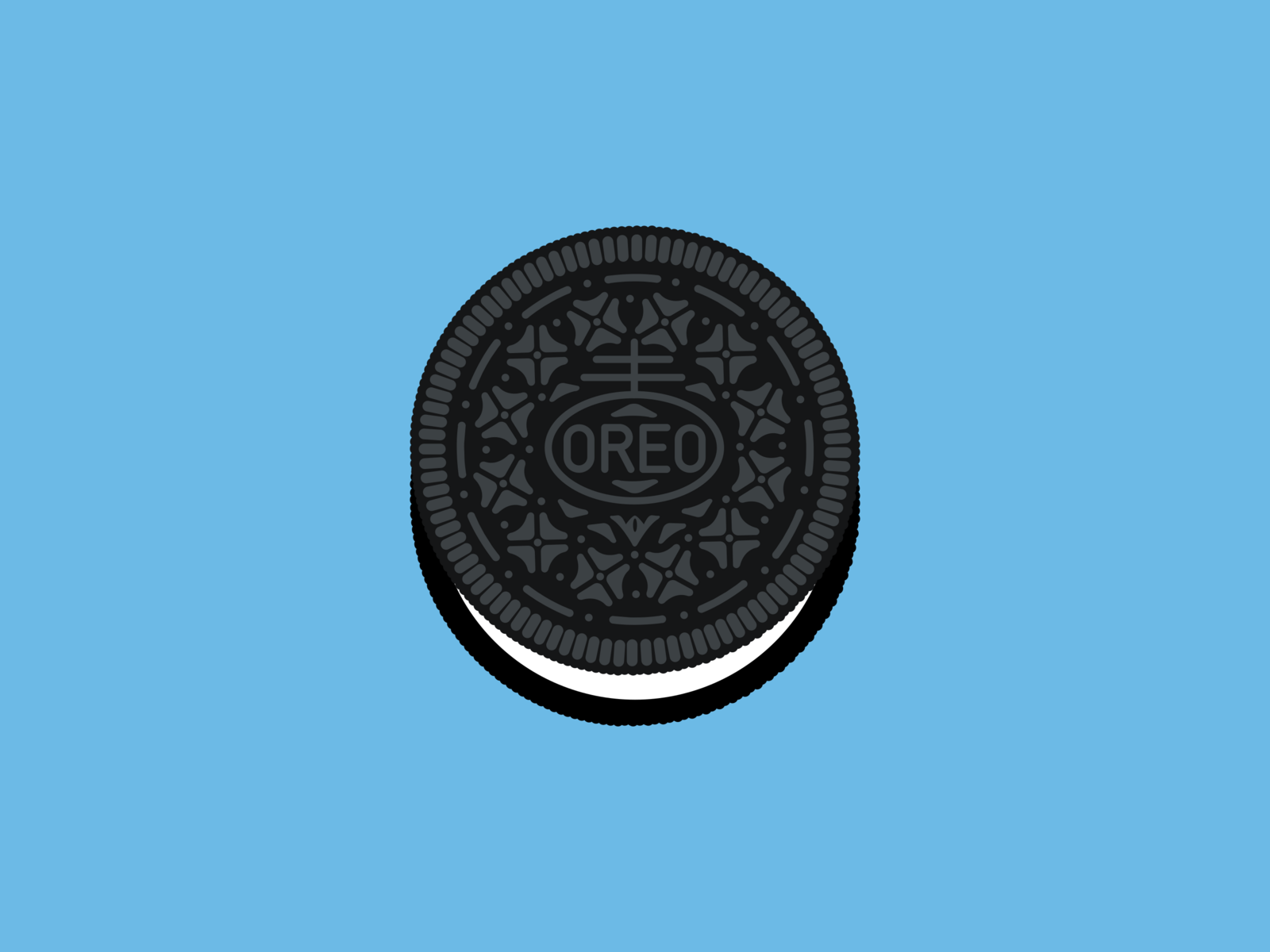 Oreo cookie by Rafael Fernandez on Dribbble