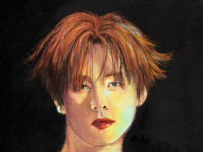 Qian Kun color fanart illustration illustration digital kun qiankun wayv yellow