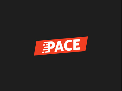 Pace App Logo 5 a side logo logo design pace sport sport branding ui