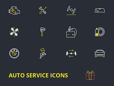 Auto Service Icons